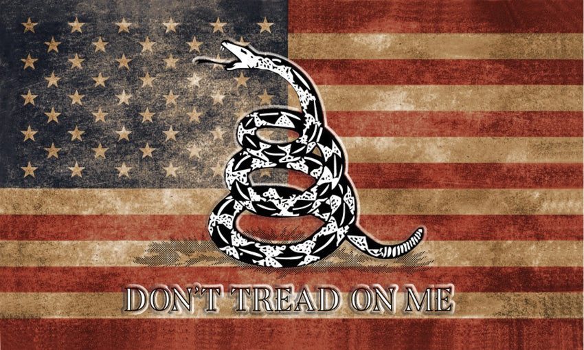 Flags USA Vintage Gadsden Flag R7284