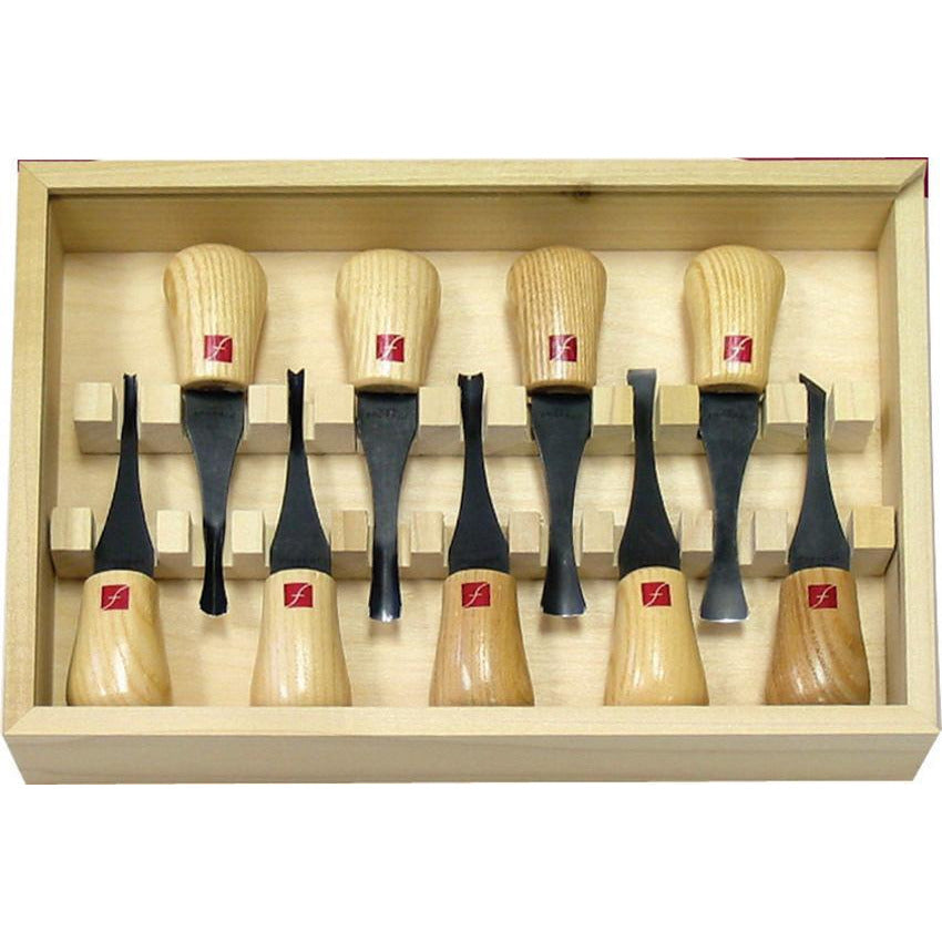 Flexcut Deluxe Palm Carving Set 9-Piece FR405 – image 1