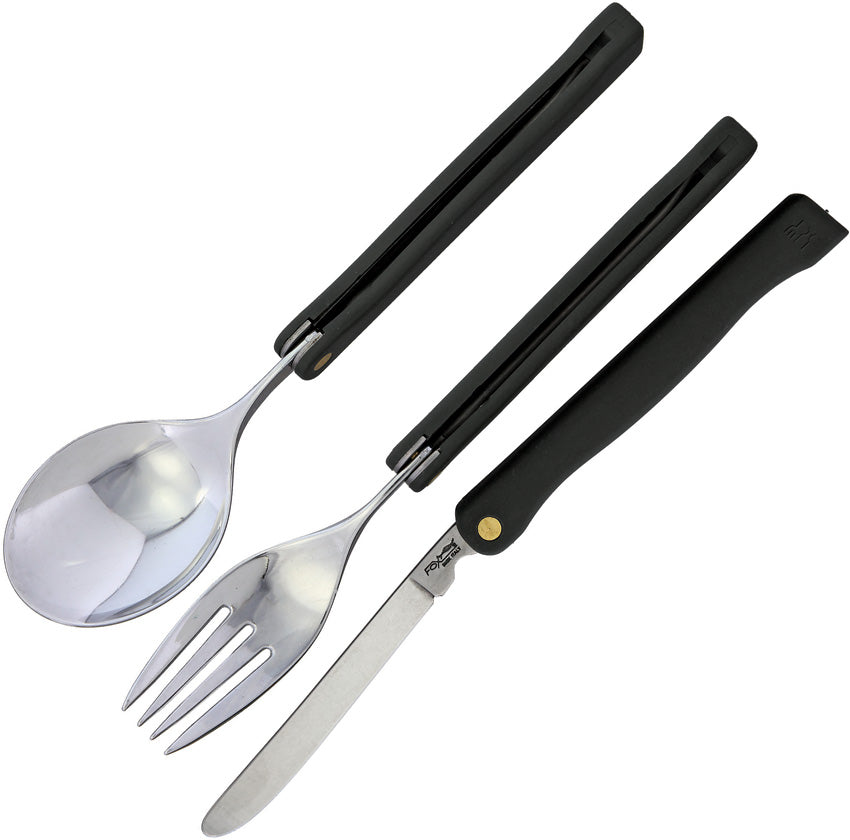 Fox Tableware Camping Set Black 09FX017