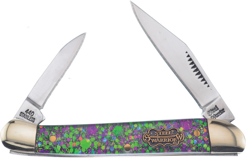 Frost Cutlery Little Copperhead Mardi Gras SW-216MG