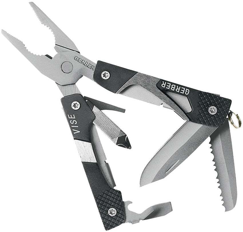 Gerber Vise Keychain Multi-Tool – Black (31-000021) – Multi-Tool for Sale UK | Mjoutdoorsgear
