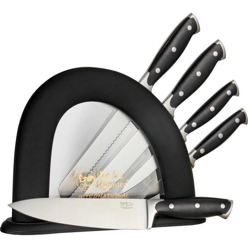 Hen & Rooster Five Piece Kitchen Knife Set