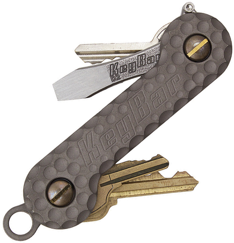 KeyBar KeyBar Cratered Titanium CRTR-TKB-BP
