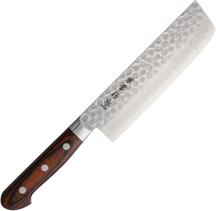 Luxury Kanetsune Usubagata with Damascus Steel Blade and Laminated Wooden Blade