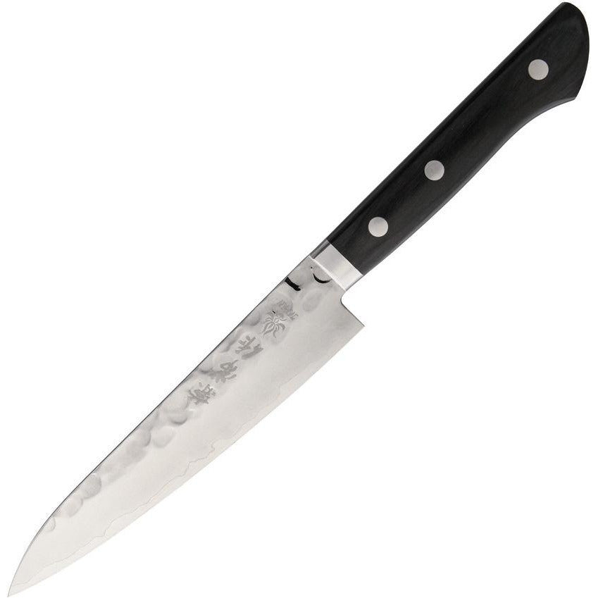 Kanetsune Petty Knife with Black Handle