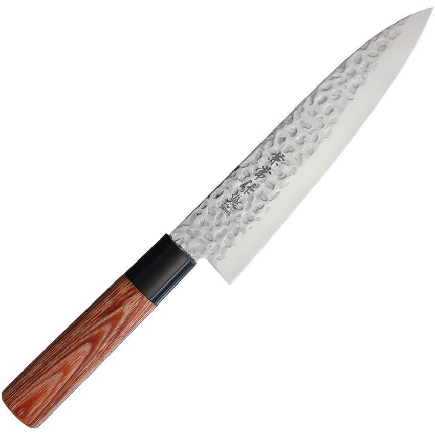 Kanetsune Gyutou Knife with Wooden Handle