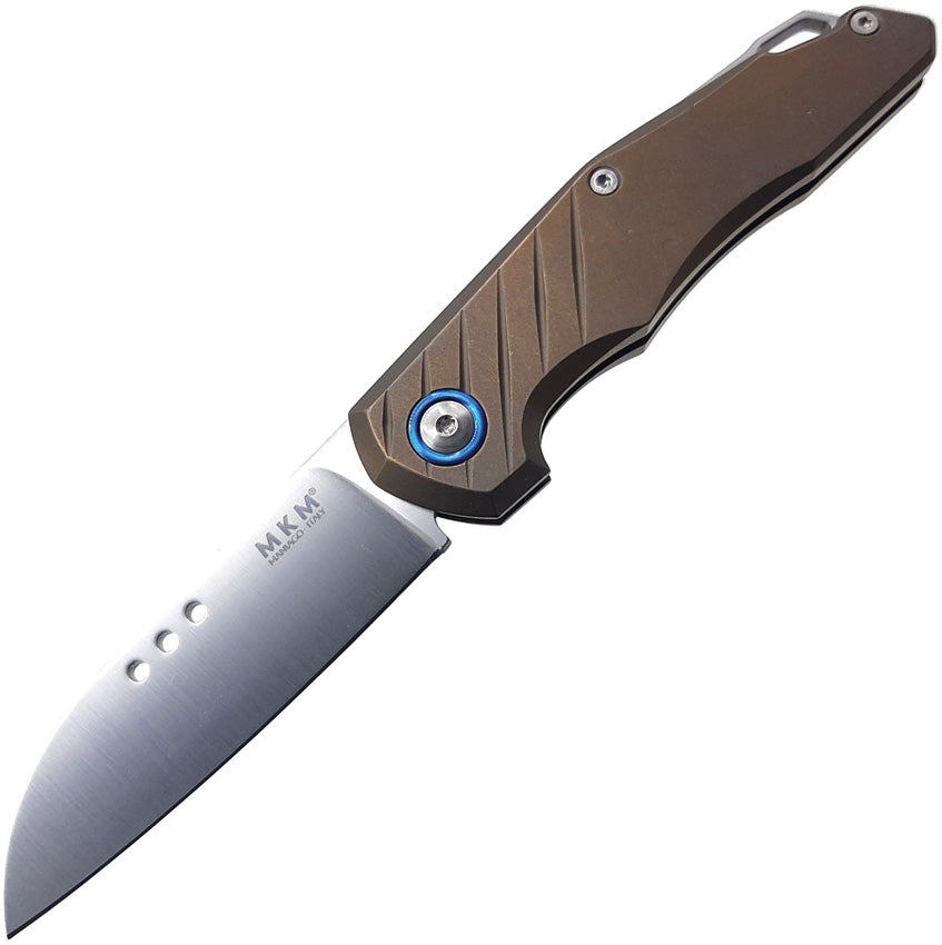 MKM-Maniago Knife Makers Root Slip Joint Bronze MK RT-TBR