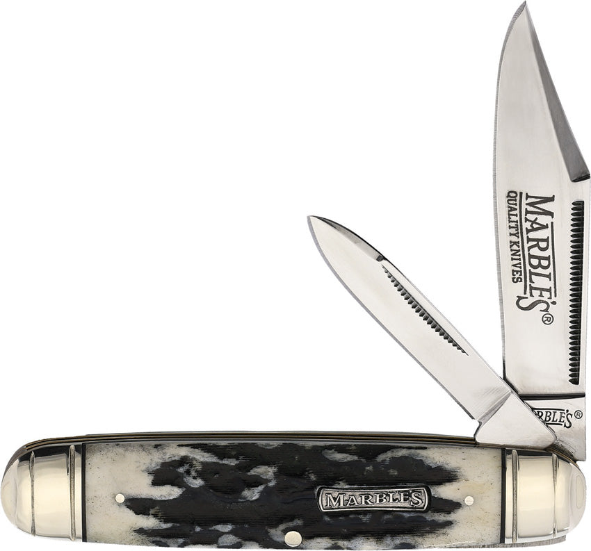 Marbles Cattleman Black Stag Bone KB267 / MR475