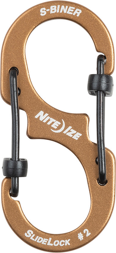 Nite Ize S-Biner Slidelock #2 LSBA2-29BG-R6