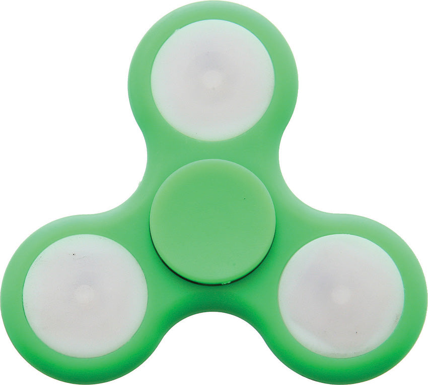Novelty Cutlery LED Spinner Green #2 GREEN / NV297