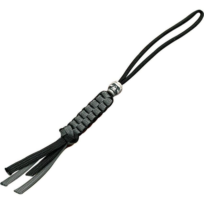 Parachute Cord Lanyard Black and Gray