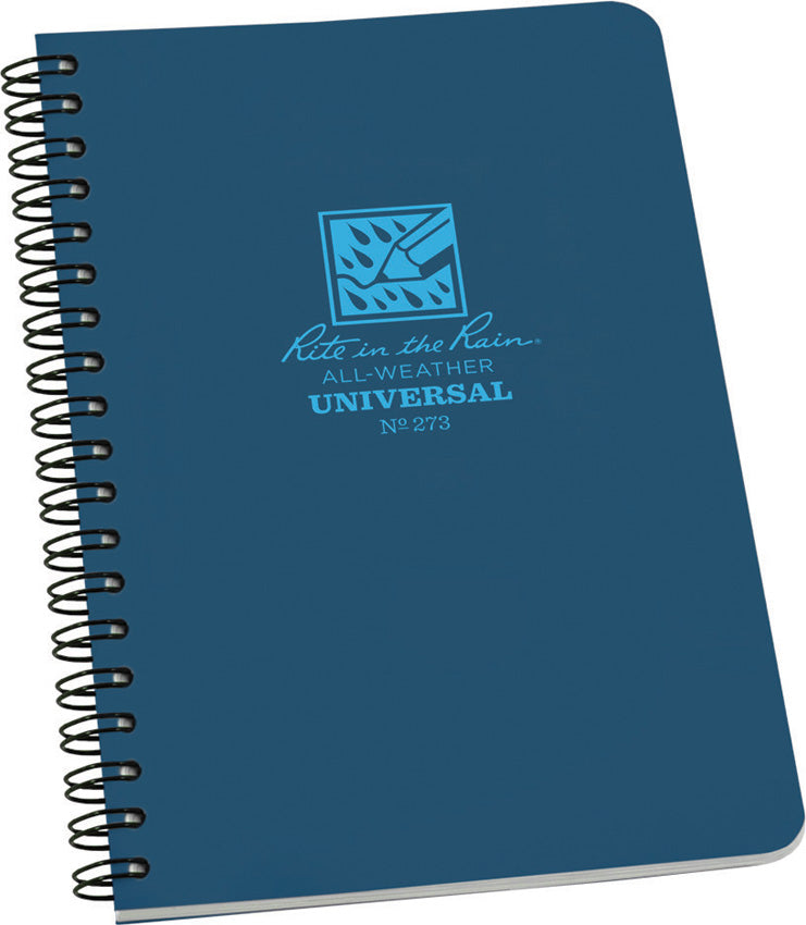 Rite in the Rain Side Spiral Notebook Blue 273