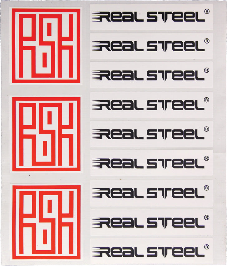 Real Steel Sticker Sheet