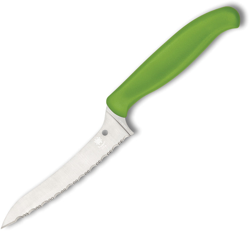 Spyderco Z-Cut Kitchen Knife Green K14SGN