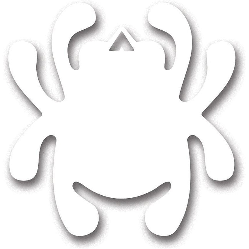 Spyderco Bug Decal – White | Weather-Resistant Vinyl Sticker