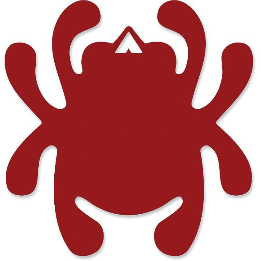 Spyderco Bug Decal – Red | Weather-Resistant Vinyl Sticker