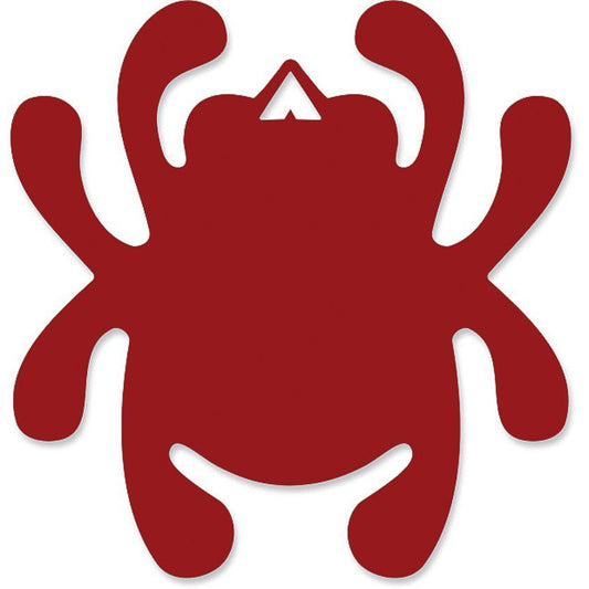 Spyderco Bug Decal – Red | Weather-Resistant Vinyl Sticker