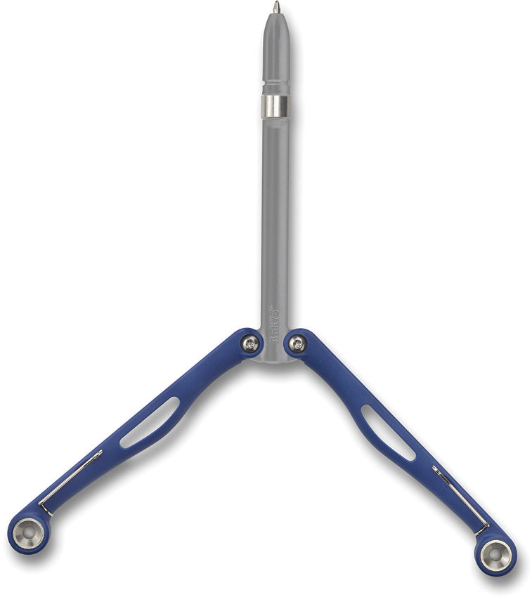 Spyderco BaliYo Wing Pen – Blue Handles & Gray Body