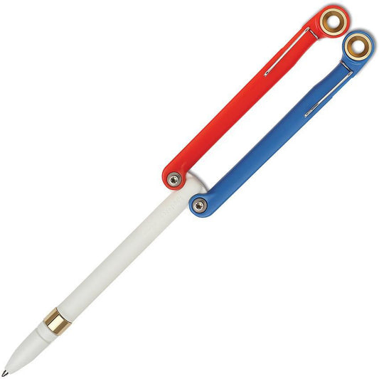 Spyderco BaliYo® USA-Made Heavy Duty Pen – Red/White/Blue