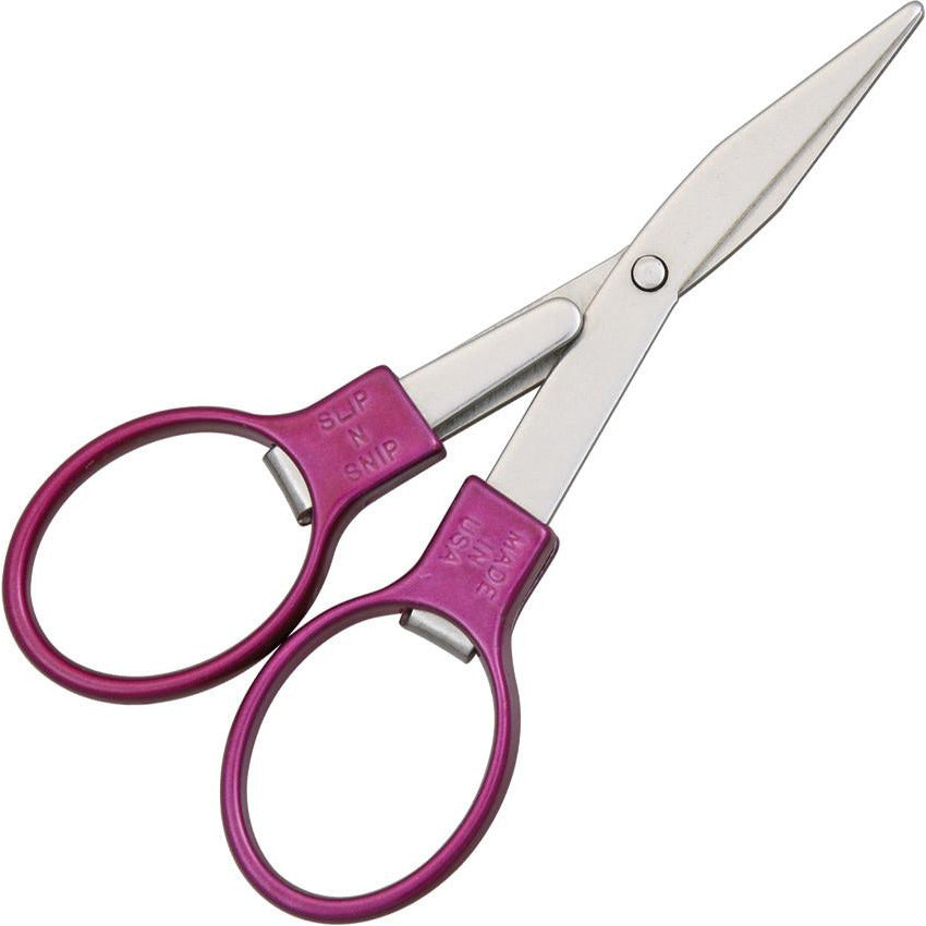 Slip-N-Snip Scissors Cranberry