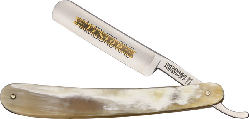Giesen & Forsthoff Straight Razor Horn 571 CARBON 5/8
