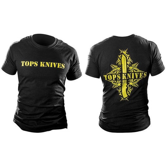TOPS T-Shirt Tribal Art Yellow TS-YBTA-XL