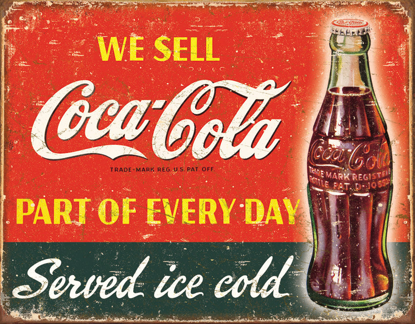 Tin Signs Coca Cola Part of Every Day 1820