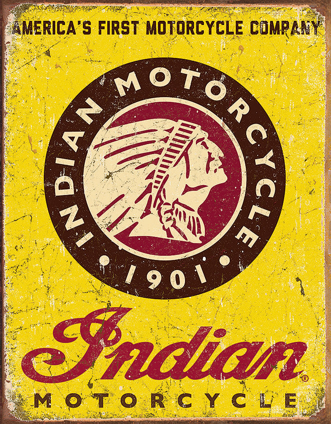 Tin Signs Indian Since 1901 1934