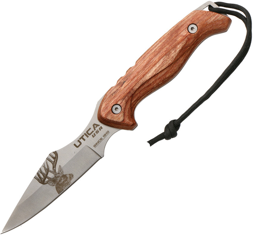 Utica Shoehorn Elk I Fixed Blade 91-1065CP