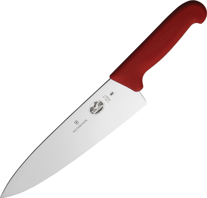 Victorinox Chefs Knife with Red Handle