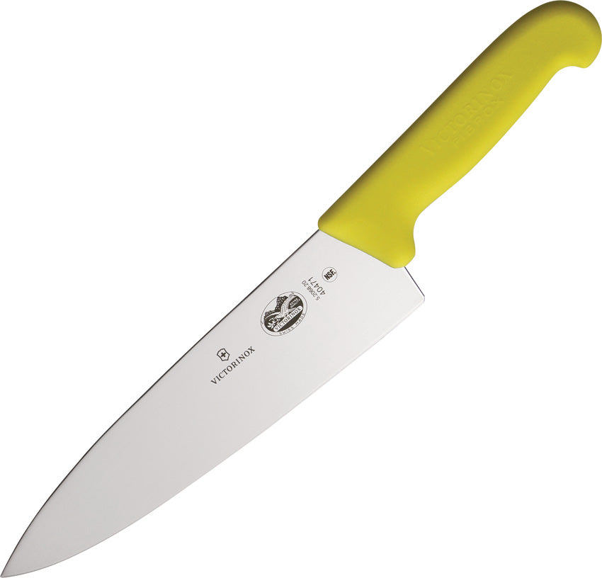 Victorinox Chefs Knife with Yellow Handle