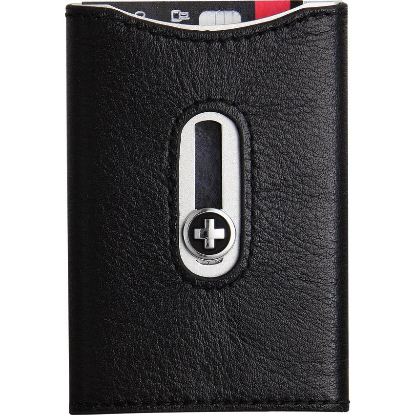 Wagner Swiss Wallet Black w/Silver