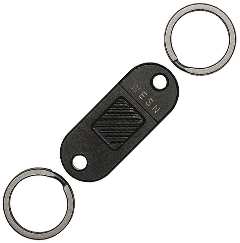 Wesn Goods QR Keychain Matte Black WESN03-1