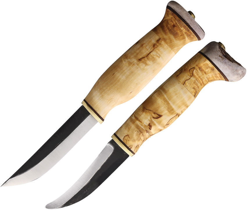 Wood Jewel Fixed Blade Set Curly 23AVKS