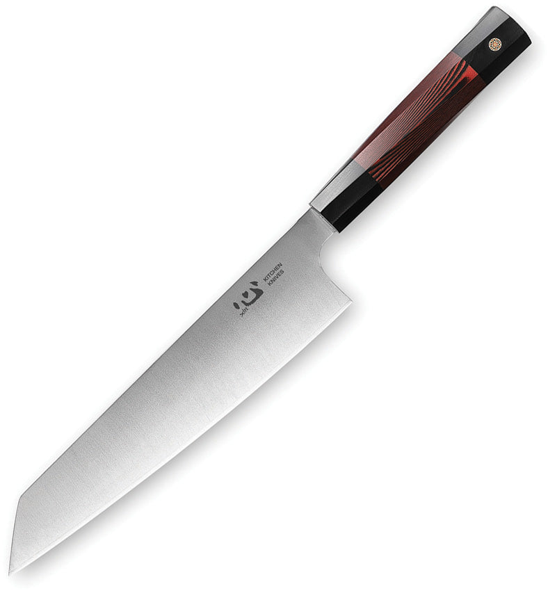 Xin Cutlery Japanese Style Chef's Knife with Stainless Blade & Red Handle