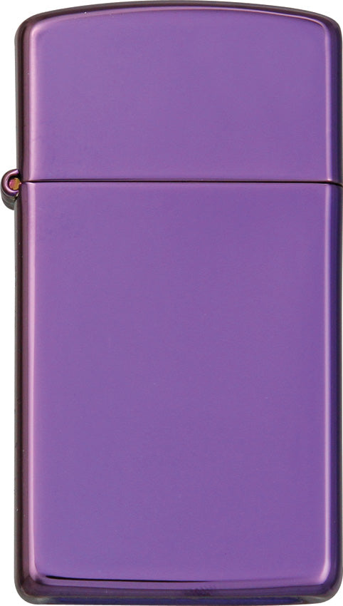 Zippo UK High Polish Purple Slim Windproof Lighter – Shop now at Mjoutdoorsgear