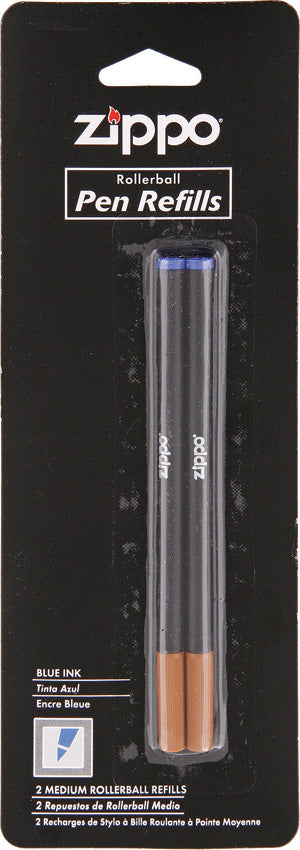 Zippo Ink Pen Refill 2-Pack Blue 41125 | Mjoutdoorsgear