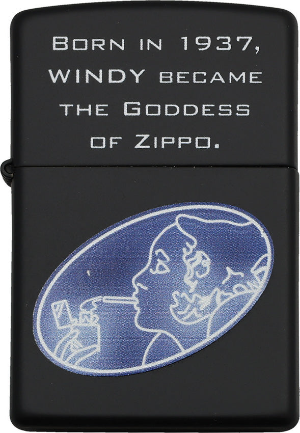 Windy Design Card Black Ice® Windproof Lighter – Zippo UK