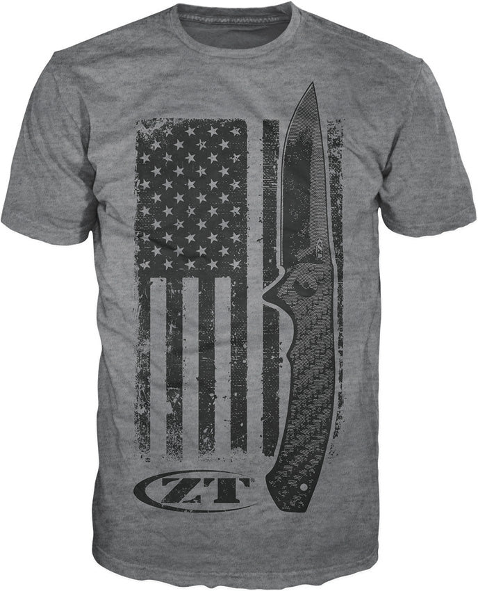 Zero Tolerance American Flag T-Shirt Medium SHIRTZT201M