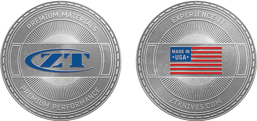 Zero Tolerance Challenge Coin - Experience It ZTCHALLENGECOIN20