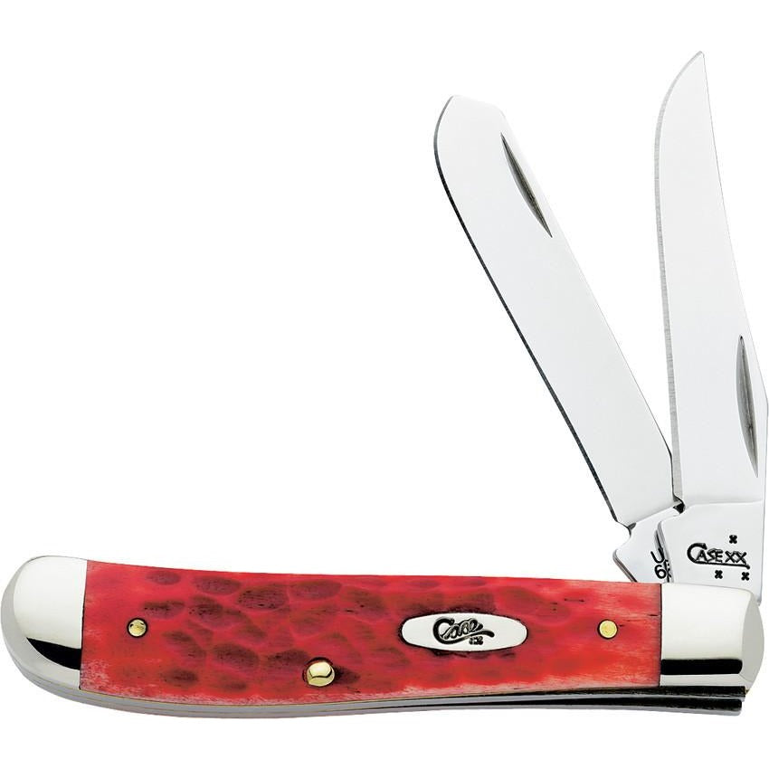 Case Cutlery Mini Trapper Dark Red Bone