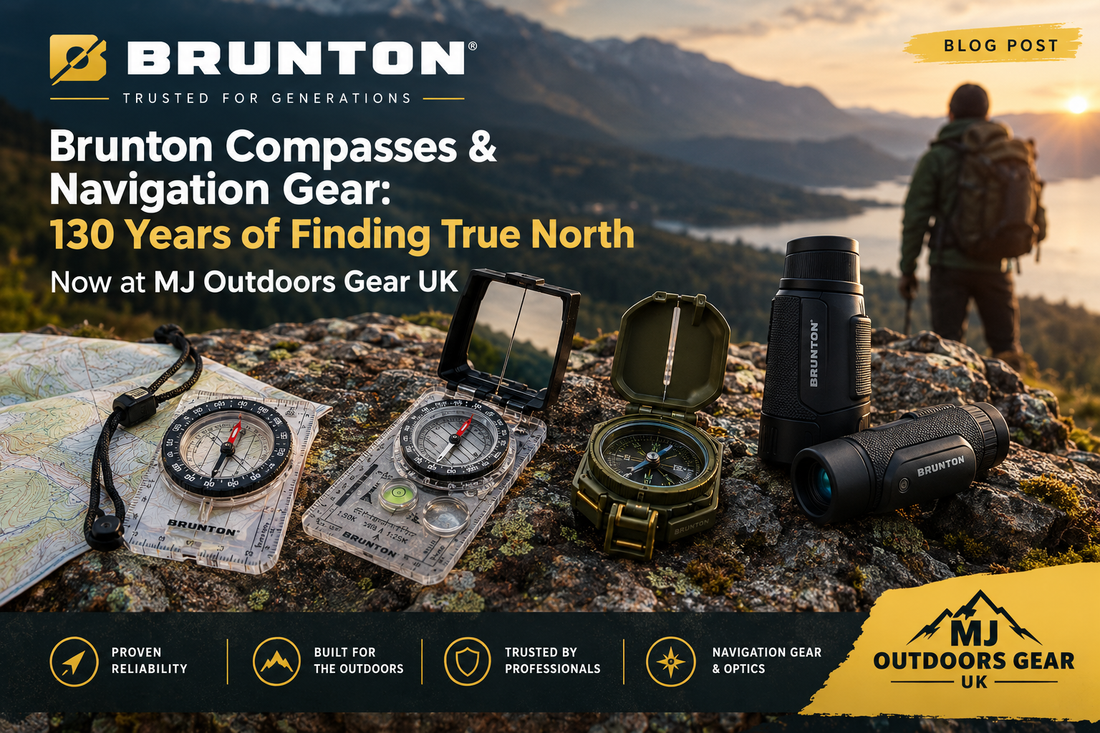 Brunton Compasses & Navigation Gear: 130 Years of Finding True North - Now at MJ Outdoors Gear UK