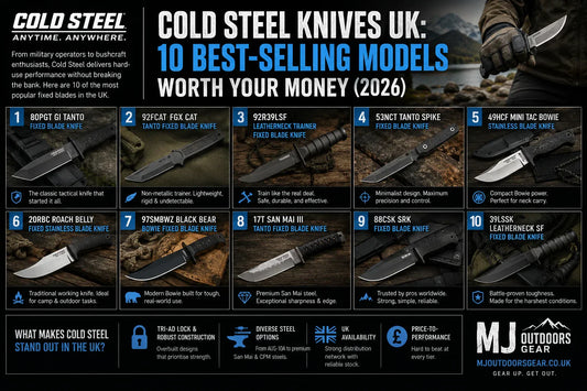 Cold steel Knives UK - 10 Best sellers