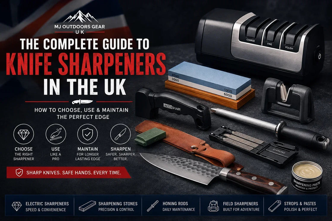 The Complete Guide to Knife Sharpeners in the UK: How to Choose, Use & Maintain the Perfect Edge