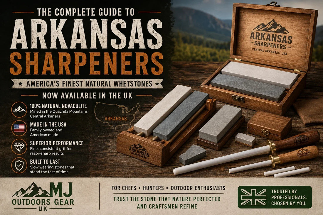 The Complete Guide to Arkansas Sharpeners: America's Finest Natural Whetstones Now Available in the UK
