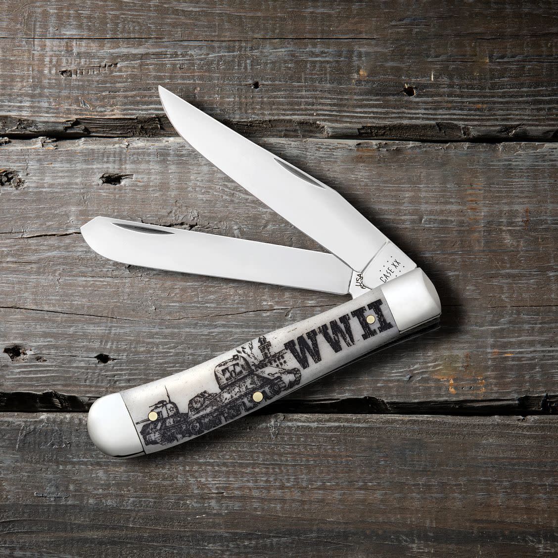 Case 50950 WWII Trapper Natural Bone

