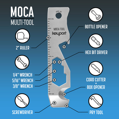 Keyport MOCA 10-in-1 Keychain Multi-Tool – image 2