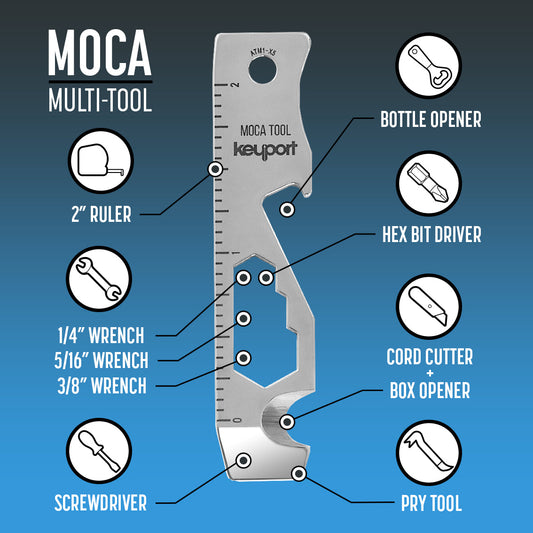 Keyport MOCA 10-in-1 Keychain Multi-Tool – image 2
