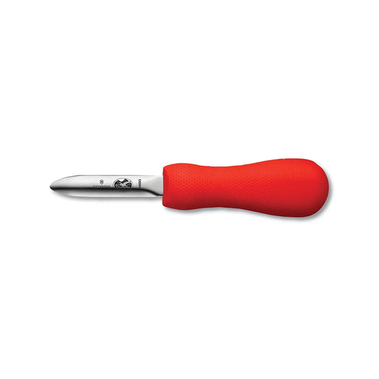Victorinox 7.6399.3 New Haven Style Oyster Knife w/ 2 3/4" Blade, Red Supergrip Handle
