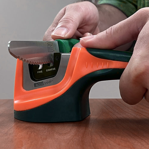 AccuSharp 039C Pull Through Orange AccuSharp Sharpener with Orange composition construction